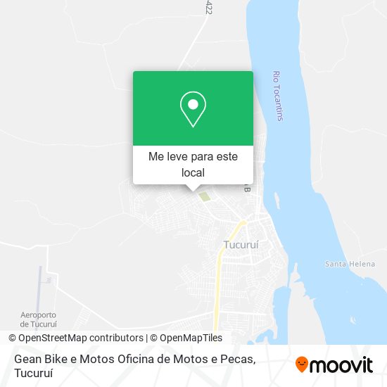 Gean Bike e Motos Oficina de Motos e Pecas mapa