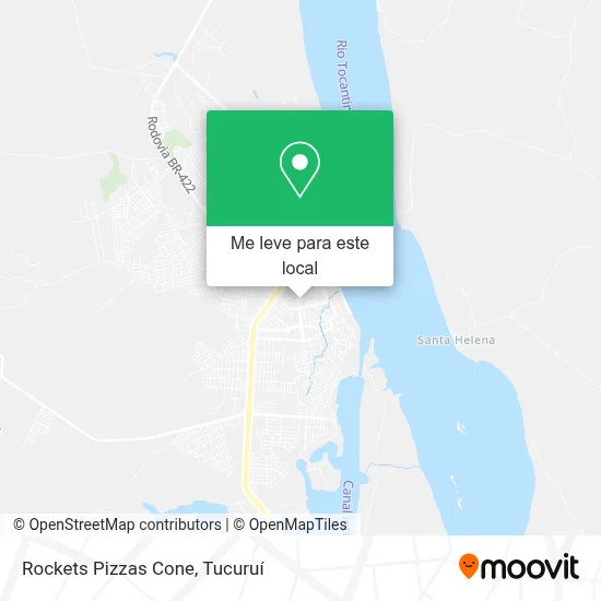 Rockets Pizzas Cone mapa