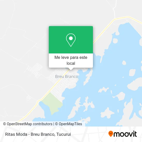 Ritas Moda - Breu Branco mapa