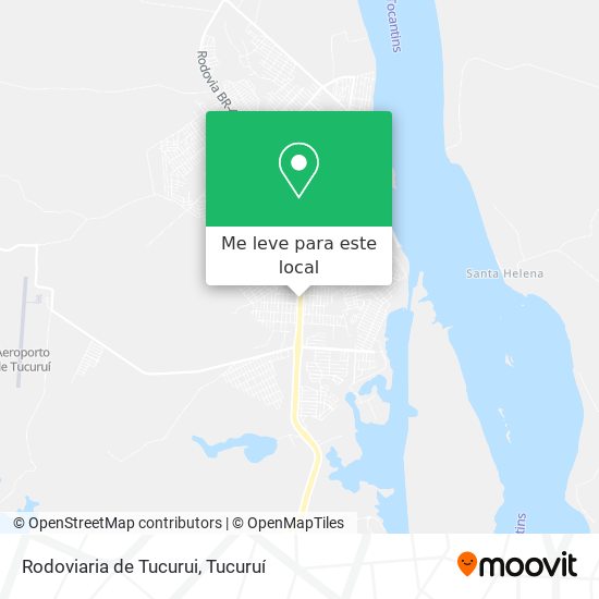 Rodoviaria de Tucurui mapa