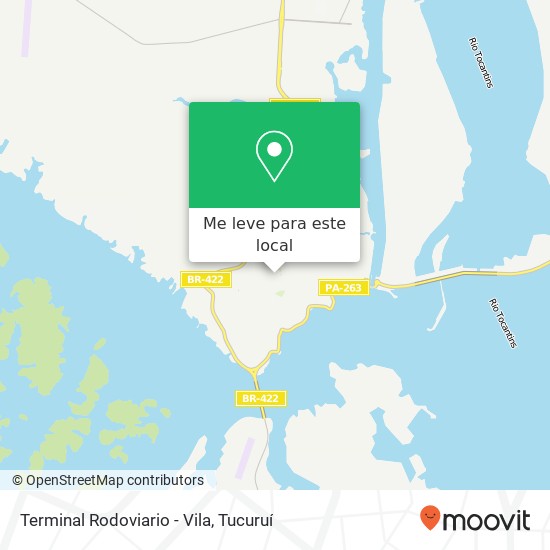 Terminal Rodoviario - Vila mapa