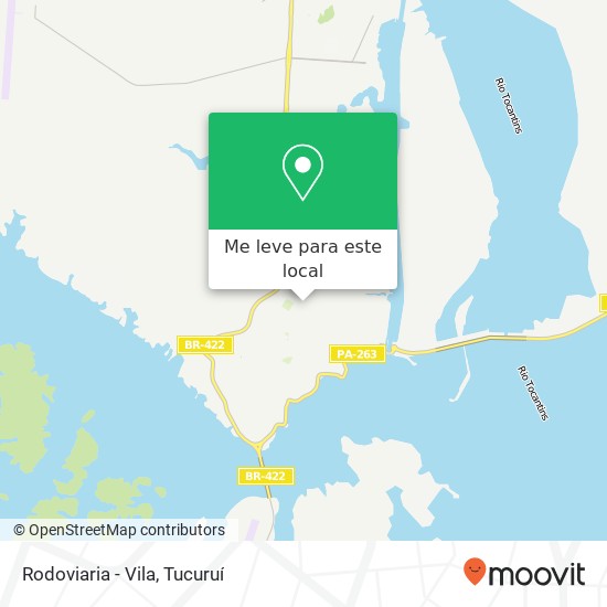 Rodoviaria  - Vila mapa