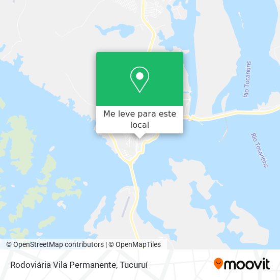Rodoviária Vila Permanente mapa