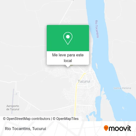 Rio Tocantins mapa