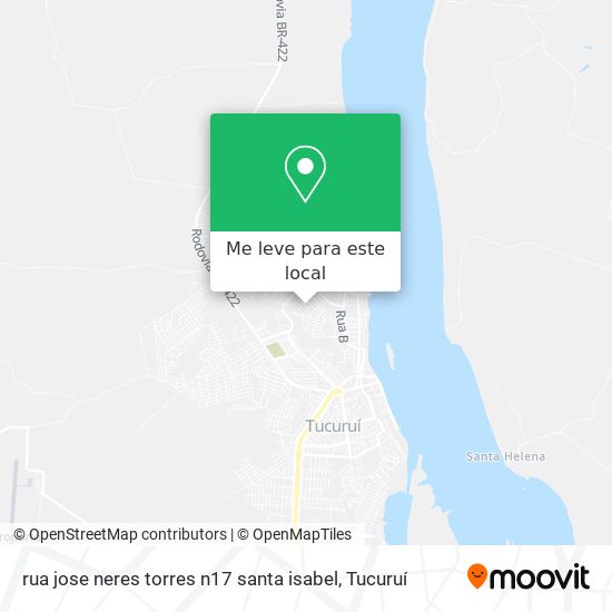 rua jose neres torres n17 santa isabel mapa