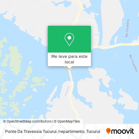 Ponte Da Travessia Tucurui /repartimento mapa