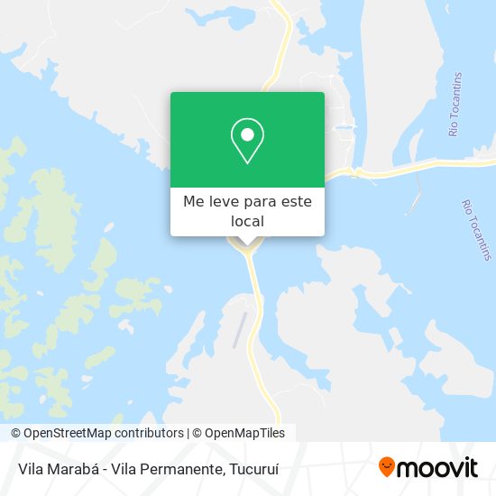 Vila Marabá - Vila Permanente mapa