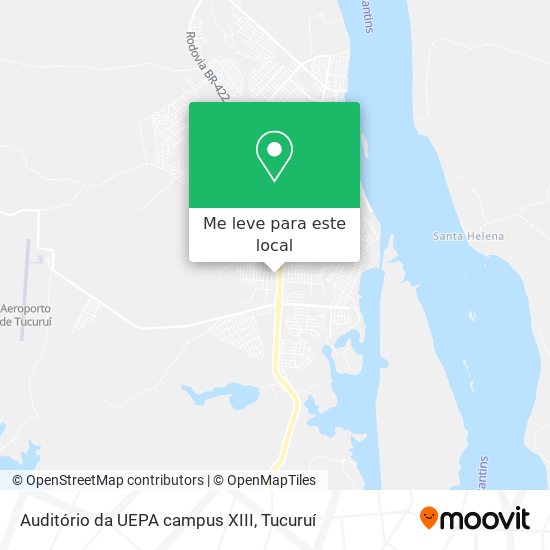 Auditório da UEPA campus XIII mapa