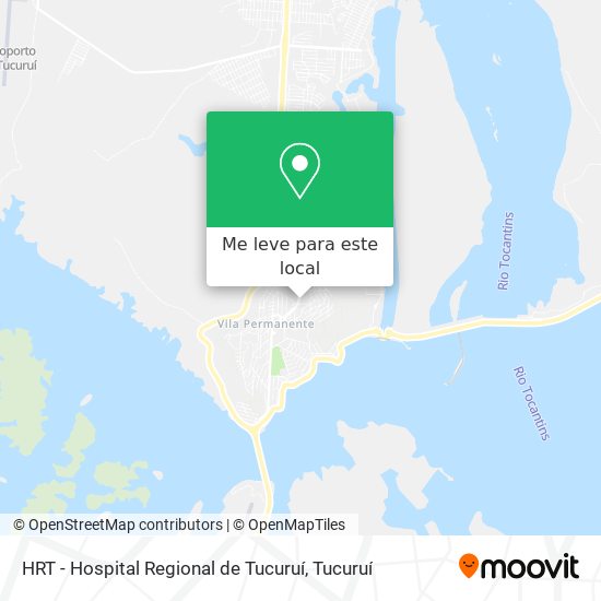 HRT - Hospital Regional de Tucuruí mapa