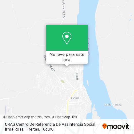 CRAS Centro De Referência De Assintência Social Irmã Rosali Freitas mapa