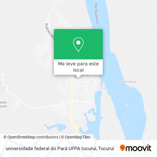 universidade federal do Pará UFPA tucurui mapa