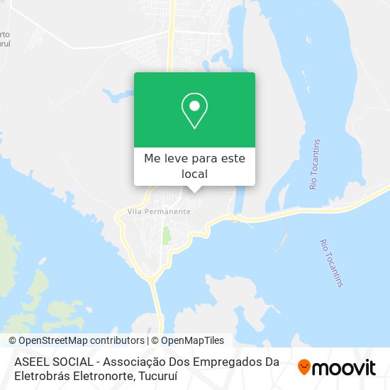 ASEEL SOCIAL - Associação Dos Empregados Da Eletrobrás Eletronorte mapa
