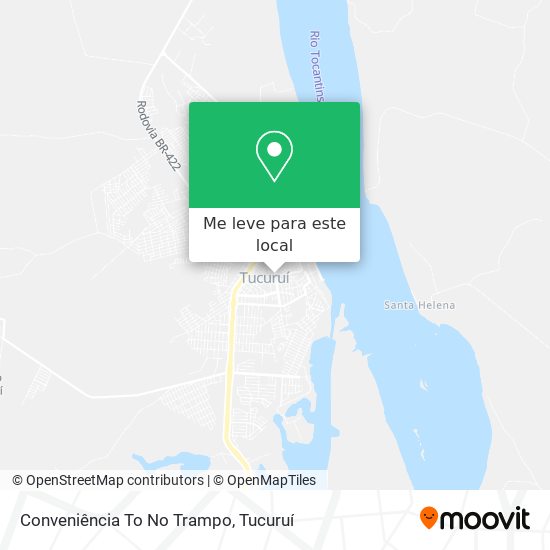 Conveniência To No Trampo mapa