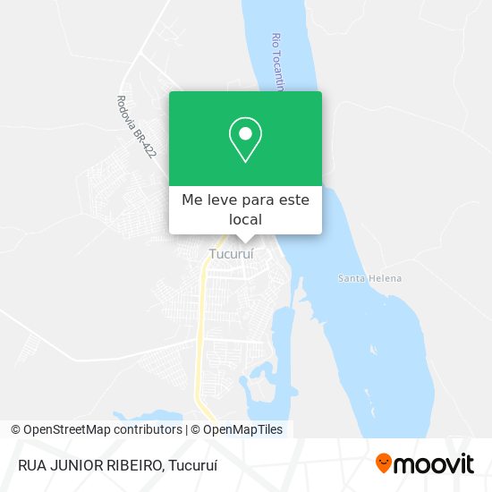 RUA JUNIOR RIBEIRO mapa