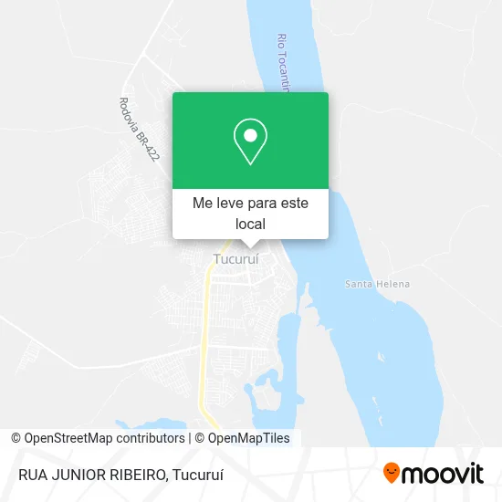 RUA JUNIOR RIBEIRO mapa