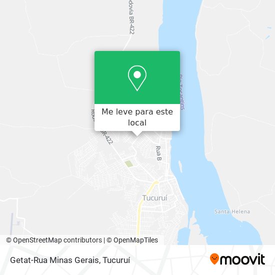 Getat-Rua Minas Gerais mapa