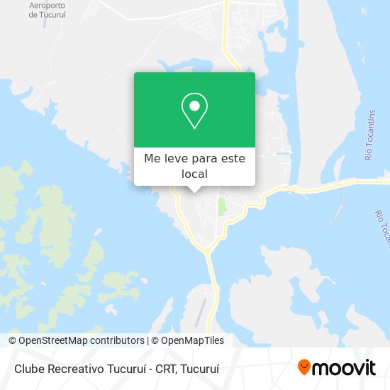 Clube Recreativo Tucuruí - CRT mapa