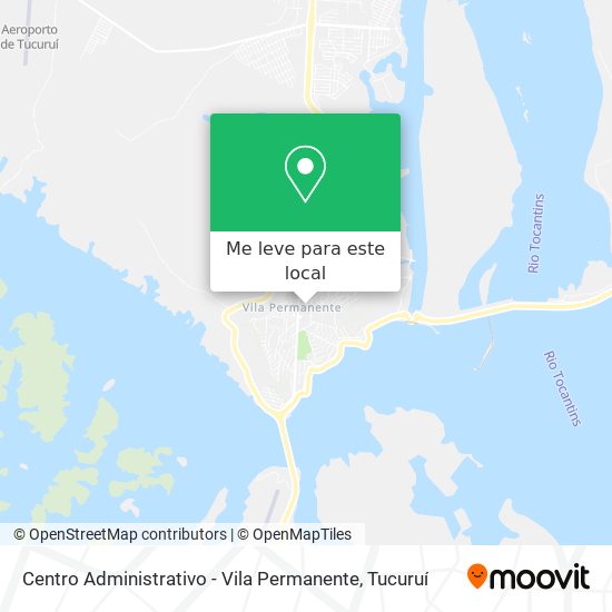 Centro Administrativo - Vila Permanente mapa
