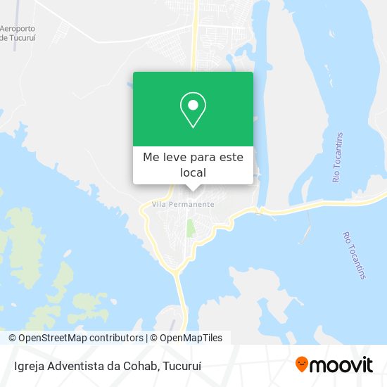 Igreja Adventista da Cohab mapa