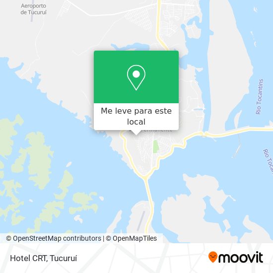 Hotel CRT mapa