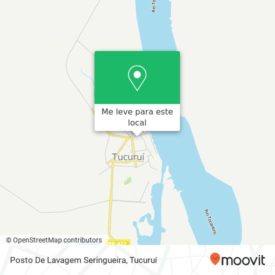 Posto De Lavagem Seringueira mapa