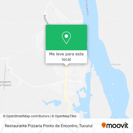 Restaurante Pizzaria Ponto de Encontro mapa