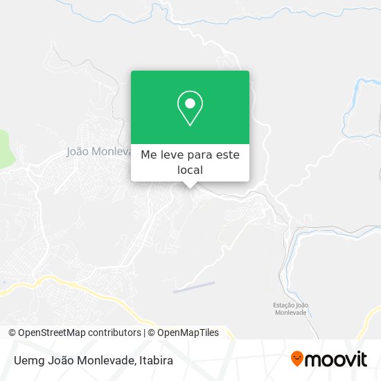 Uemg João Monlevade mapa