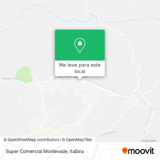 Super Comercial Monlevade mapa