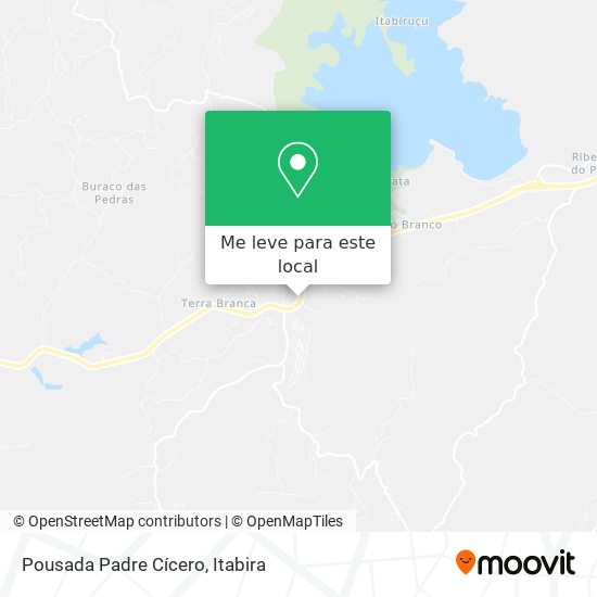 Pousada Padre Cícero mapa