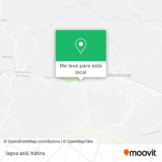 lagoa azul mapa