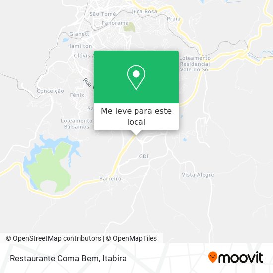Restaurante Coma Bem mapa
