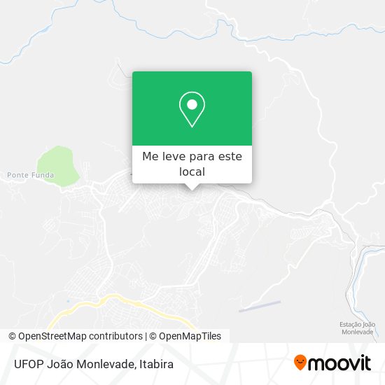 UFOP João Monlevade mapa