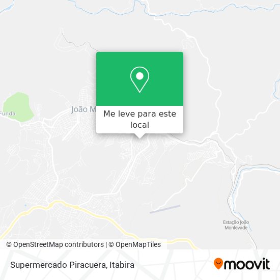 Supermercado Piracuera mapa