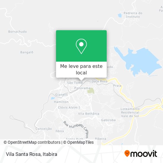 Vila Santa Rosa mapa