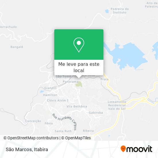 São Marcos mapa