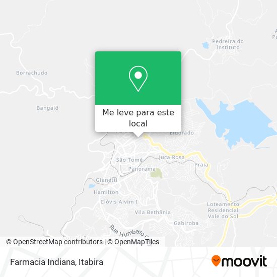 Farmacia Indiana mapa