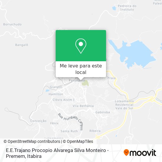 E.E.Trajano Procopio Alvarega Silva Monteiro - Premem mapa
