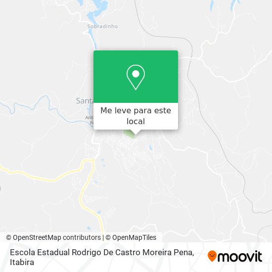 Escola Estadual Rodrigo De Castro Moreira Pena mapa