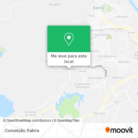 Conceição mapa