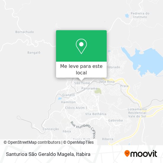 Santurioa São Geraldo Magela mapa