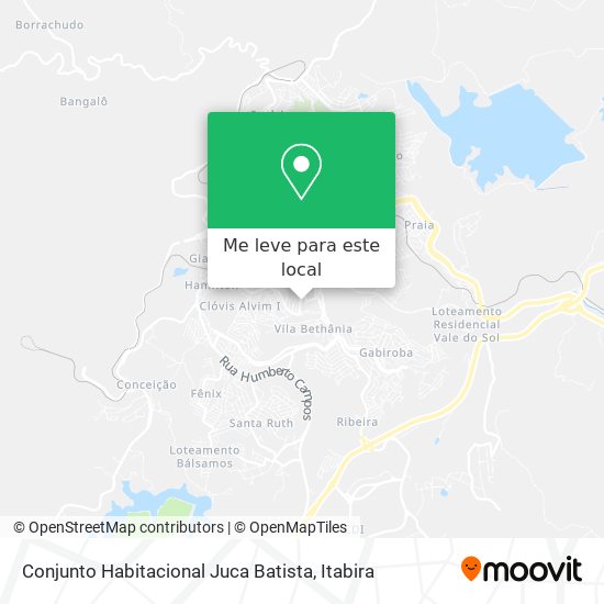 Conjunto Habitacional Juca Batista mapa