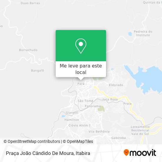 Praça João Cândido De Moura mapa