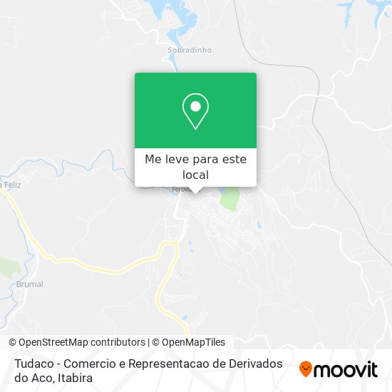 Tudaco - Comercio e Representacao de Derivados do Aco mapa