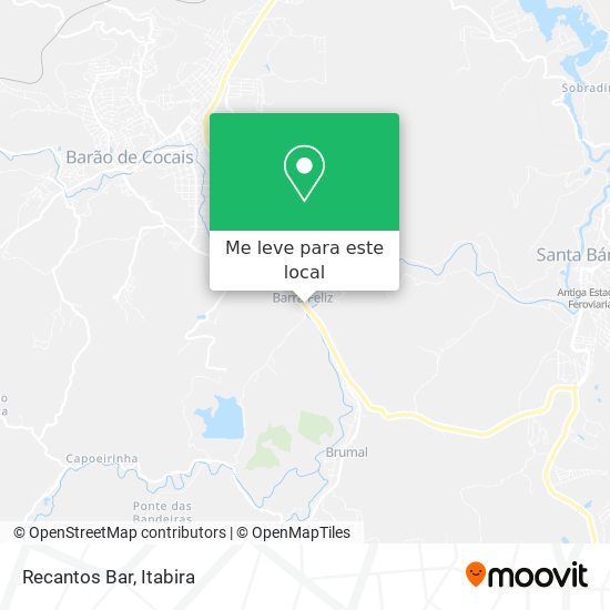 Recantos Bar mapa