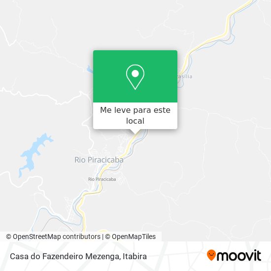 Casa do Fazendeiro Mezenga mapa