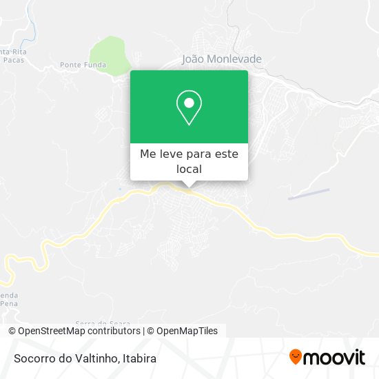 Socorro do Valtinho mapa