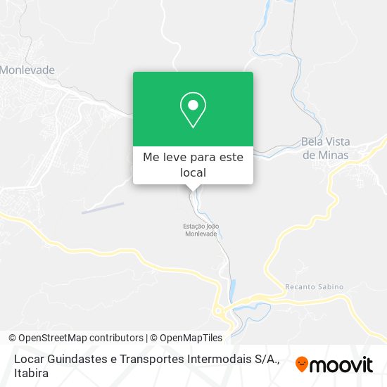 Locar Guindastes e Transportes Intermodais S / A. mapa