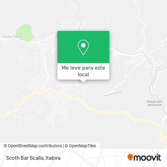 Scoth Bar Scalla mapa