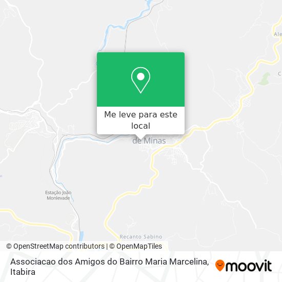 Associacao dos Amigos do Bairro Maria Marcelina mapa