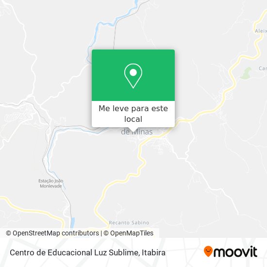 Centro de Educacional Luz Sublime mapa